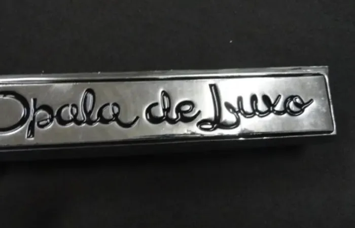 Emblema Opala De Luxo 1972 À 1978 Novo Cromado