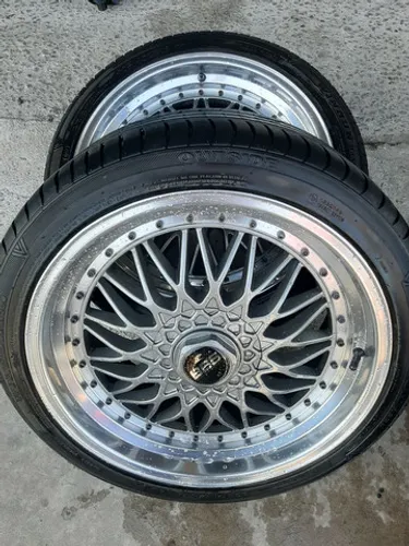 Roda aro 18 bbs com borda taluda tala 8 multi furo 