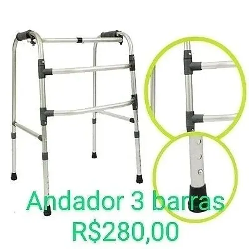 Andador 3 barras sequencial