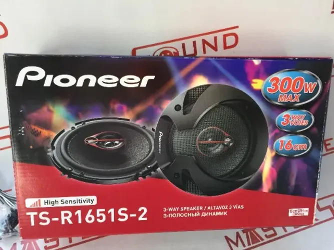 embalagem pioneer t-s r 1651s-2 6' polegadas com ferragem e fiaçao.