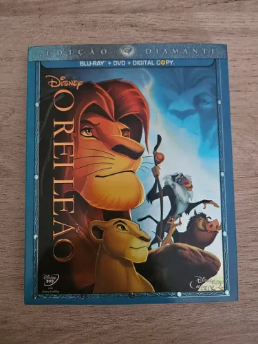 O Rei Leão blu Ray com luva