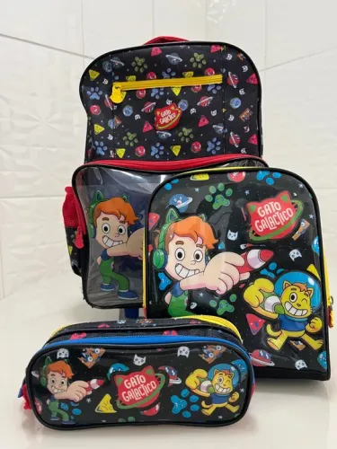 Mochila escolar kit completo