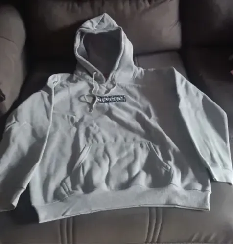Supreme Box Logo Cinza G