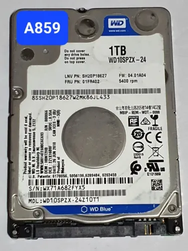 Placa Hd 1 Tb Wd10spzx-24z10t1 - Cod. A859