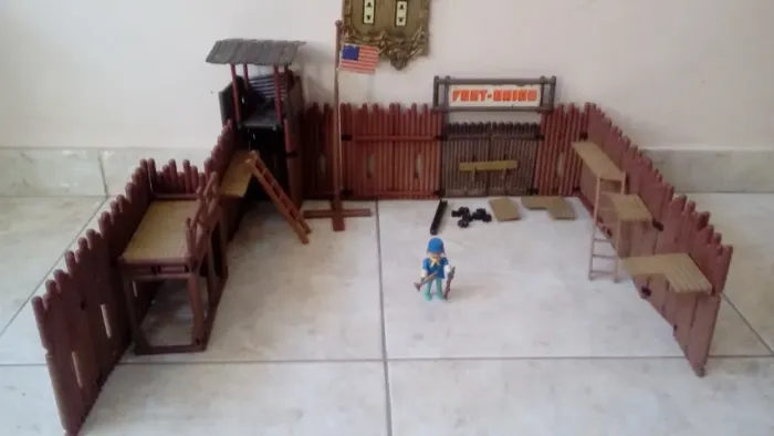 Forte Apache Union Playmobil Anos 80