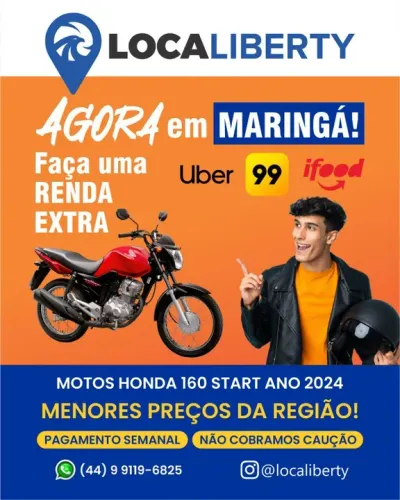 ALUGUEL DE MOTOS EM MARINGÁ