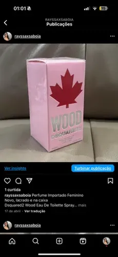 Dsquared2 Wood Eau De Toilette Spray 100ml