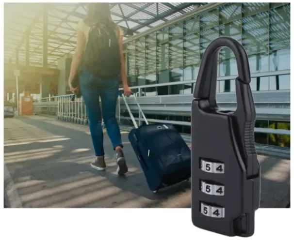 Cadeado Com Segredo Segurança Mala De Viagem Mochila Bolsa