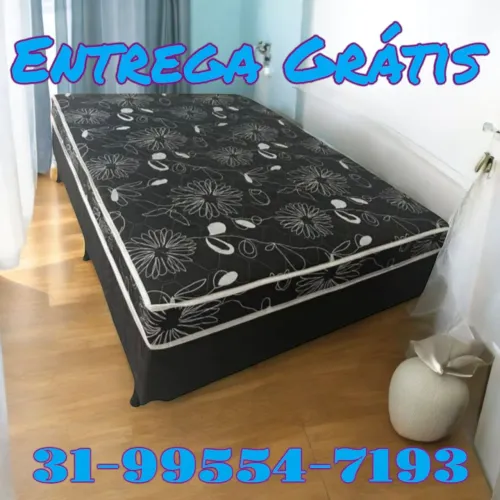 CAMA BOX CASAL NOVAS COM FRETE GRÁTIS / MODELO 2409270848
