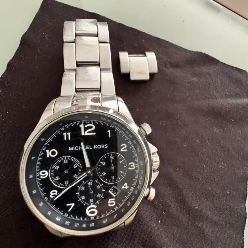 Relógio Michael Kors MK-8113 - Original - Cronógrafo - Aço Inoxidável - 45mm