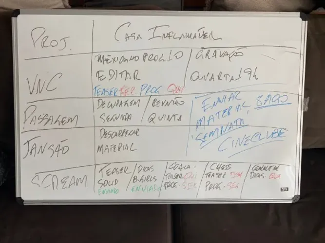 Quadro branco Easy Office 60cm x 90cm 