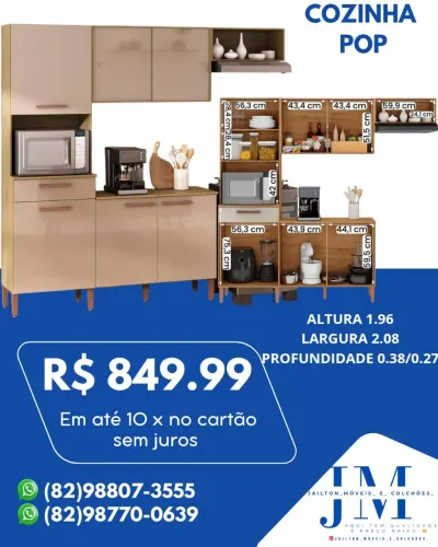 MEGA PROMOÇÃO COZINHA POP 