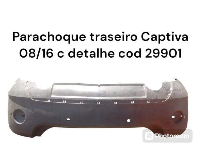 Parachoque traseiro Captiva 08/16 c detalhe cod 29901