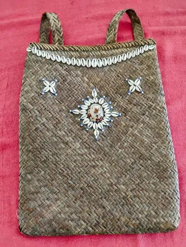 Mochila Balinesa de ratan