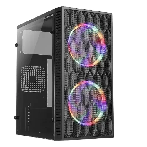 Gabinete Gamer Bluecase Hive BG-057 *Com 2 Fans RGB* - WZetta