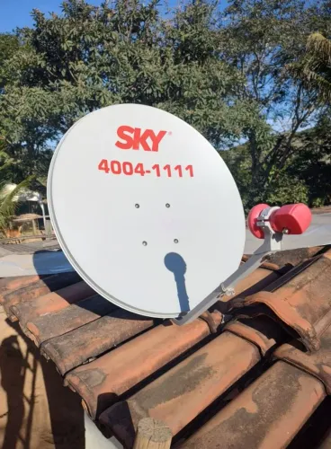 antena antenista apontamento receptor 