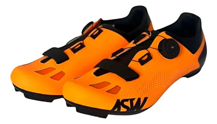 Sapatilha ciclismo bike ASW laranja speed