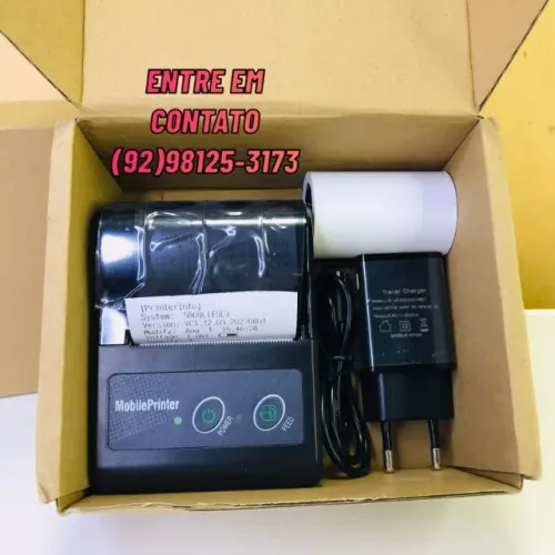 Impressora Termica Bluetooth-Entregas 9h as 22h