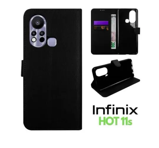Capinha Couro FLIP Compatível Para Infinix Hot 11s tela 6.78'