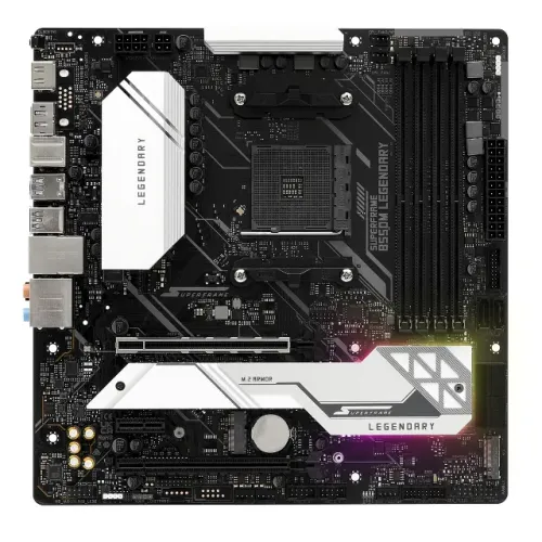 Placa Mãe SuperFrame B550M Legendary Series Chipset B550, AMD, AM4, mATX, DDR4