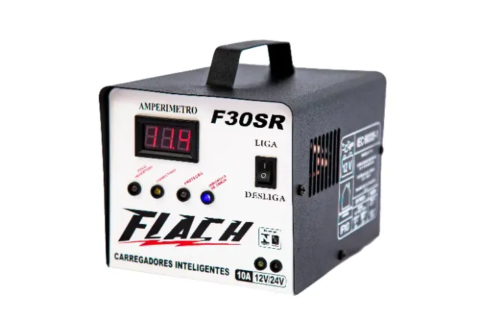 Carregador de Bateria Digital F30 SR - 10A/12V-24V