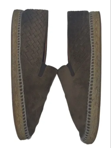 Alpargata Bottega Veneta Khaki Em Camurça