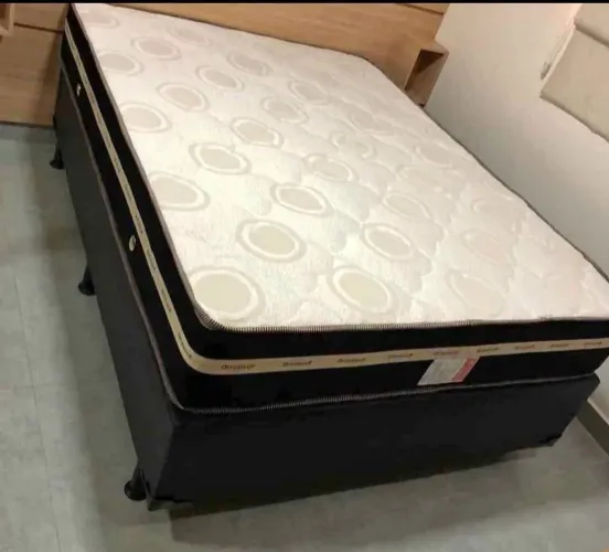 Cama casal com colchão firme novo direto da fábrica