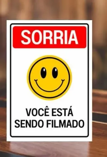 Placas de sinalização em PVC