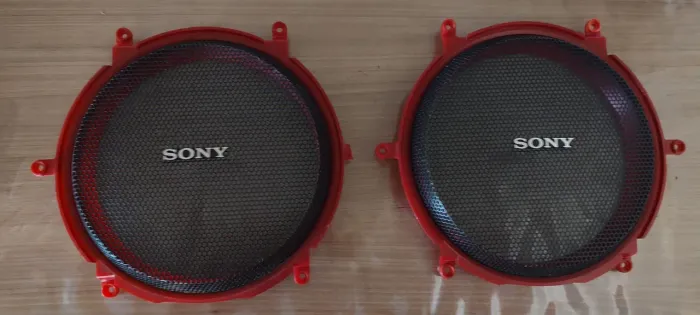 Par de telas caixas de som 6 polegadas Sony DX9 DX90