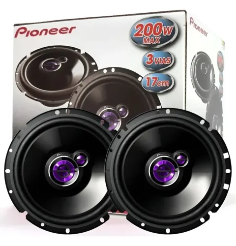 Par de auto falante Pioneer 6 polegadas.