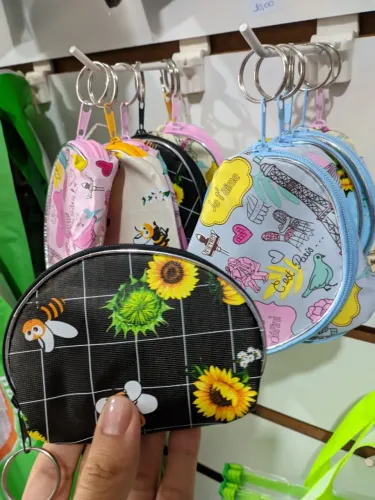 Porta moedas / bolsinha com zíper 