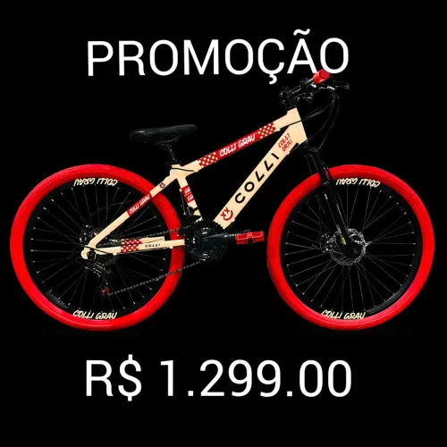Bicicleta Colli Grau NOVA R$ 1.299.00 PROMOÇÃO