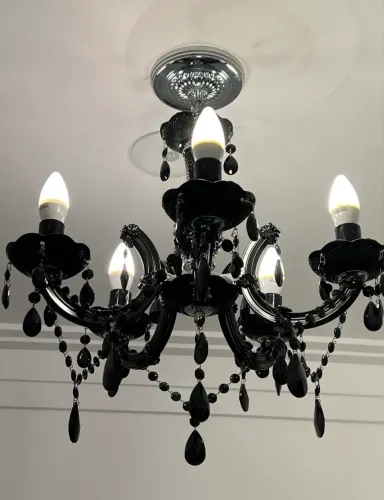Lustre Candelabro Tokstok para 5 lâmpadas