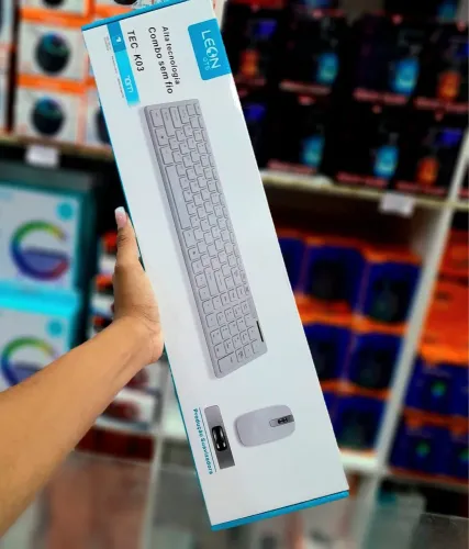 Teclado e mouse sem fio