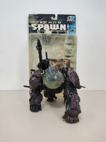 Code Red Spawn <br>Techno Spawn Series 15, McFarlane Toys.