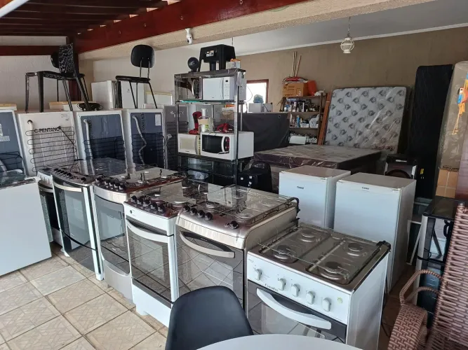 Geladeira, Fogão, Micro-ondas, Máquina de Lavar, Cama, Colchão + Entrega grátis