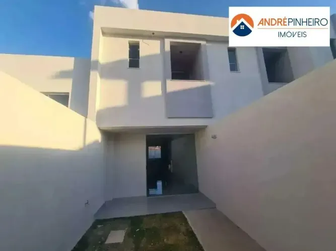 Casa Geminada com 2 Suítes à Venda 95m² Bairro Rio Branco Venda Nova/BH - R$ 414.000,00