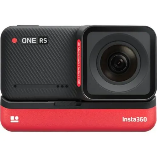 Câmera de Ação INSTA360 One RS Twin Edition 4K - Preto/Vermelho