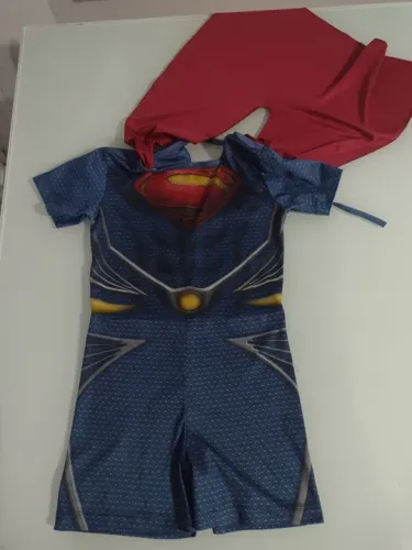 Fantasia Superman Infantil com Capa