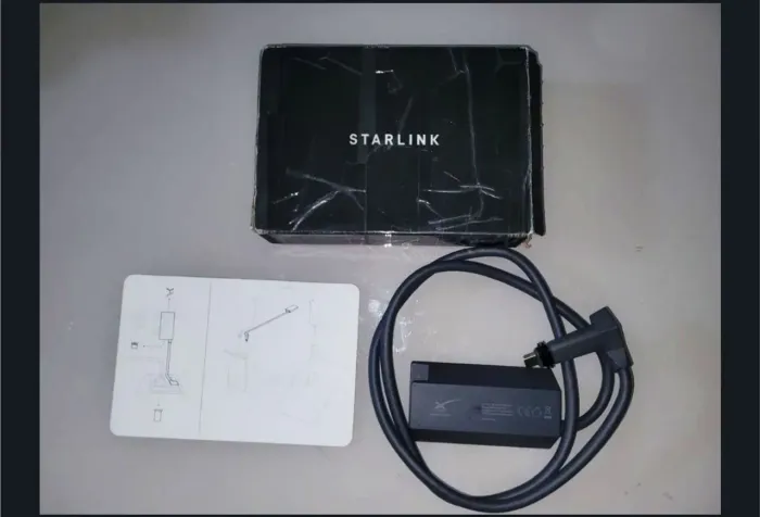 Baixei o preço Adaptador Ethernet Starlink Gen 2 para Starlink V2 Tenho 2 Unidades.