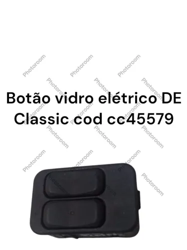 Botão Vidro Elétrico Dianteiro Esquerdo Classic Cod Cc45579