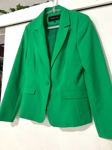 Blazer feminino verde bandeira