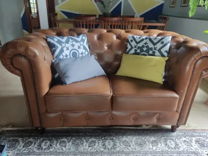 Sofas Chesterfield 3 lugares e 2 lugares