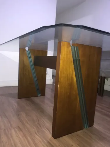 Mesa de Jantar Tampo de vidro