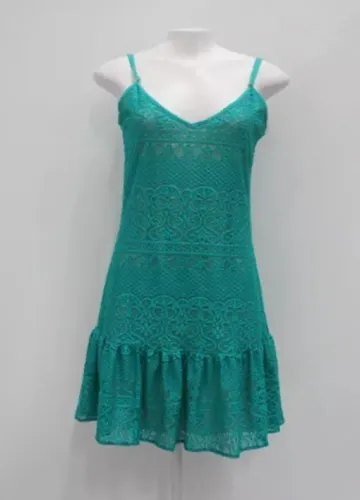 Vestido alcinhas rendado