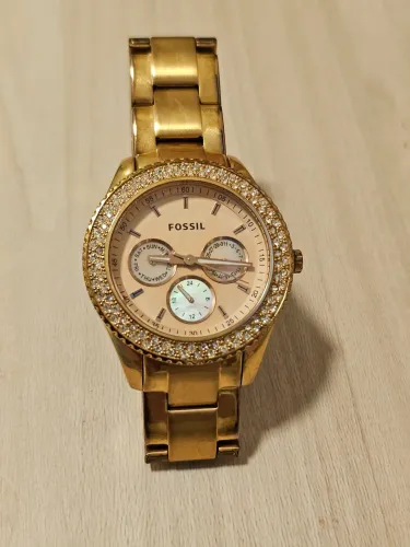 Relógio Fossil Dourado Feminino