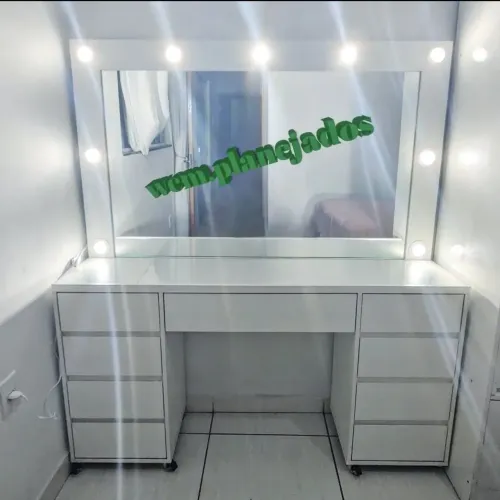 PENTEADEIRA CAMARIM 9 GAVETAS MDF