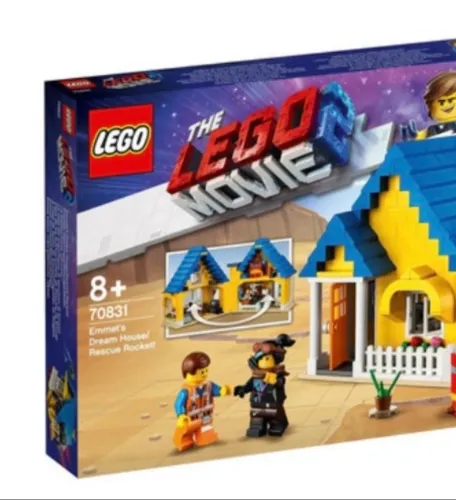 Lego The Movie 2 em 1 - 70831 - A Casa dos Sonhos de Emmet/Foguete de Resgate - Novo