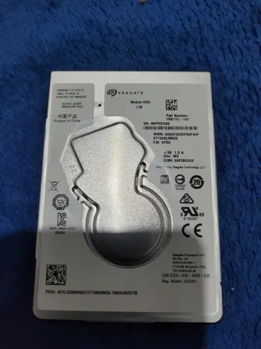 HD Seagate 1TB Mobile HDD - Novo