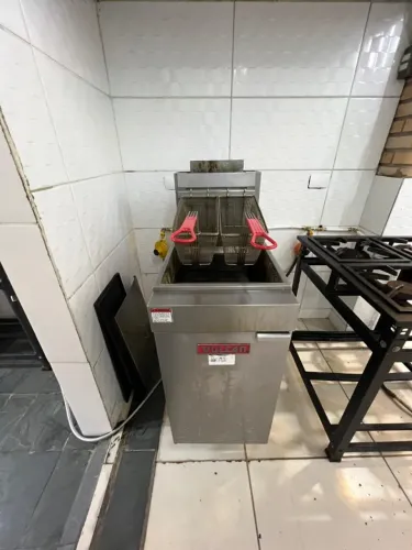 FRITADORA  profissional  da marca Vulcan, a gás. 